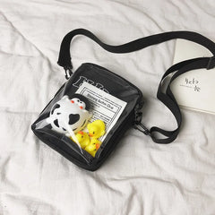 Girl Cartoon Jelly Shoulder Messenger Bag