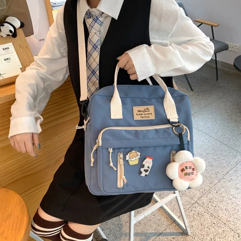 Multifunctional Backpack Teenage Girl Travel Bag Female Schoolbag