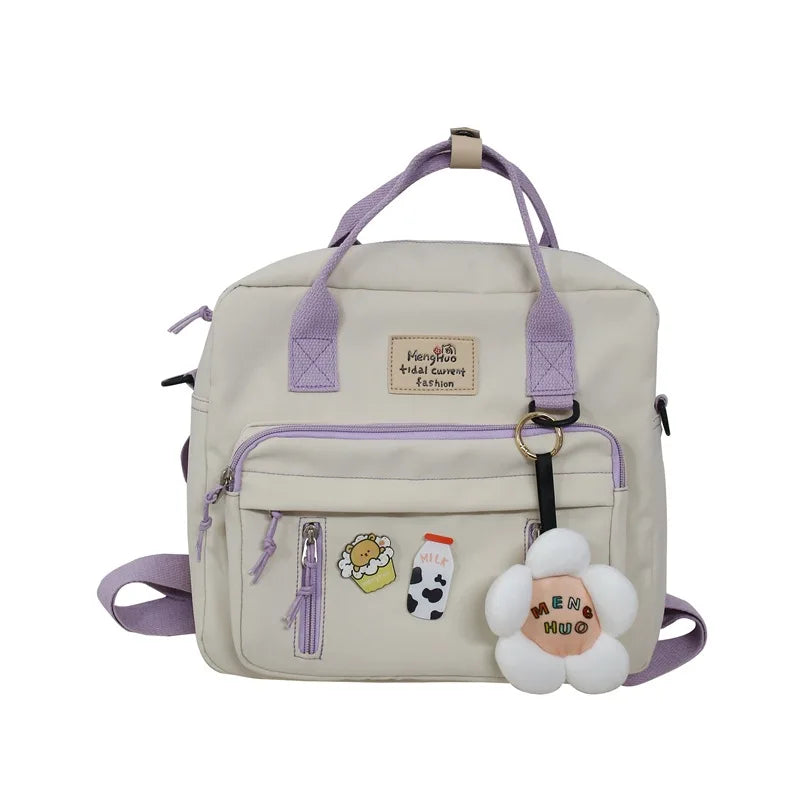 Multifunctional Backpack Teenage Girl Travel Bag Female Schoolbag