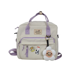 Multifunctional Backpack Teenage Girl Travel Bag Female Schoolbag