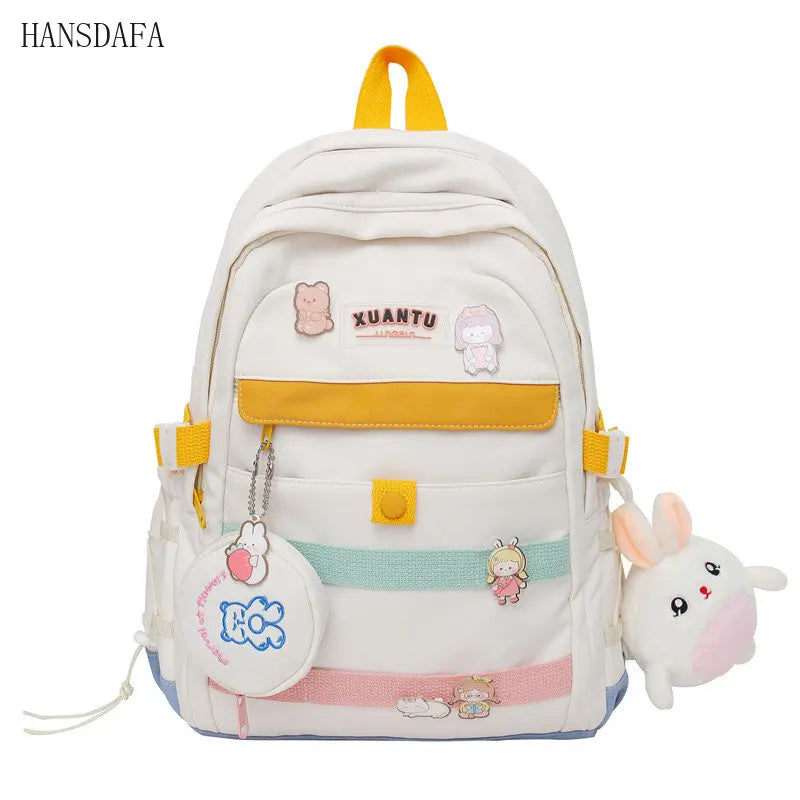 Versatile Backpack for Teenage Girls Travel College Schoolbag