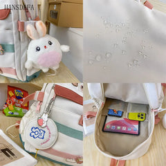 Versatile Backpack for Teenage Girls Travel College Schoolbag