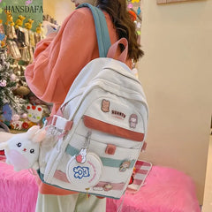 Versatile Backpack for Teenage Girls Travel College Schoolbag