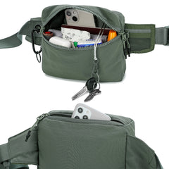 Lu-u Sports Leisure Waist Bag for Men and Women