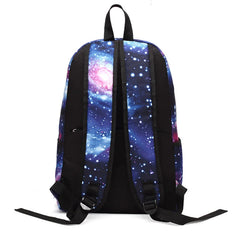 Luminous School Bags For Boy Starry Sky Student Backpack Daypack 15-16 Inch