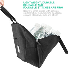 Insulated Lunch Bag Cooler Tote Thermal Canvas Food Travel Organizer