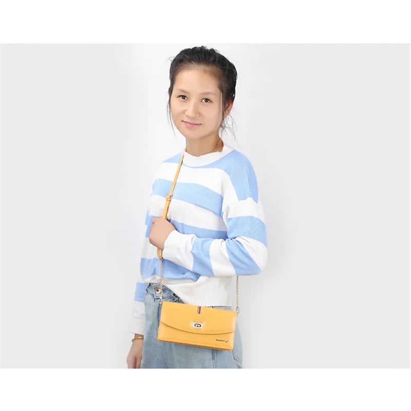 Vintage Crossbody Shoulder Bag Women Long Phone Handbags