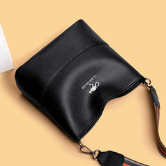 Leather Shoulder Bag Women Tote Bag Ladies Bucket Bag Crossbody Bags