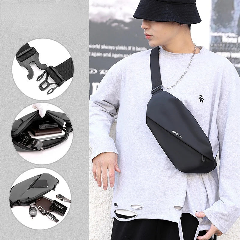 Men's Outdoor Chest Bag, Multi-functional Fanny Pack