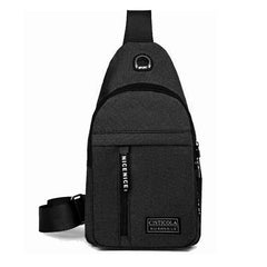 Men Women Nylon Waist Packs Sling Bag Crossbody Outdoor Sport