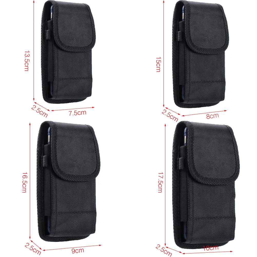 Man Phone Pouch Hanging Waist Storage Bag Fanny Pack Belt Clip Case