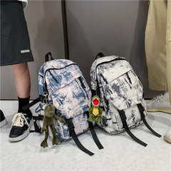 Graffiti Pattern High Capacity Backpack for Men and Women