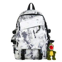 Graffiti Pattern High Capacity Backpack for Men and Women