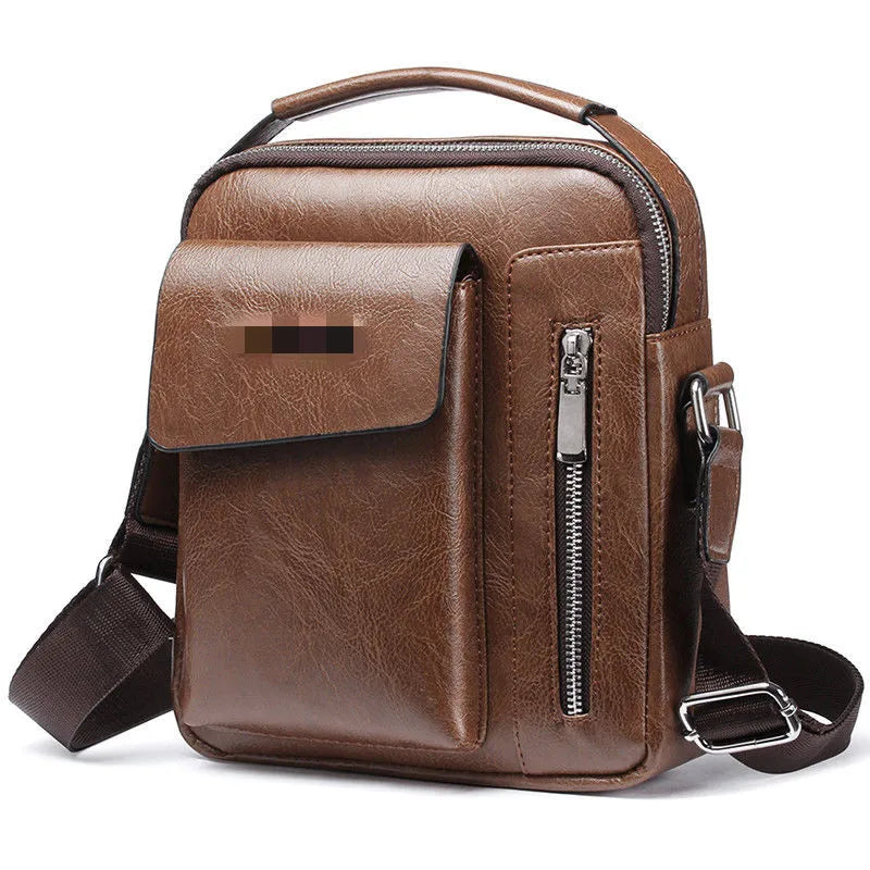 Men Bag PU Leather Messenger Shoulder Crossbody Bags For Male Small Casual Busin
