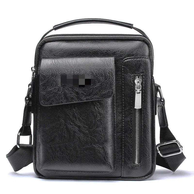 Men Bag PU Leather Messenger Shoulder Crossbody Bags For Male Small Casual Busin