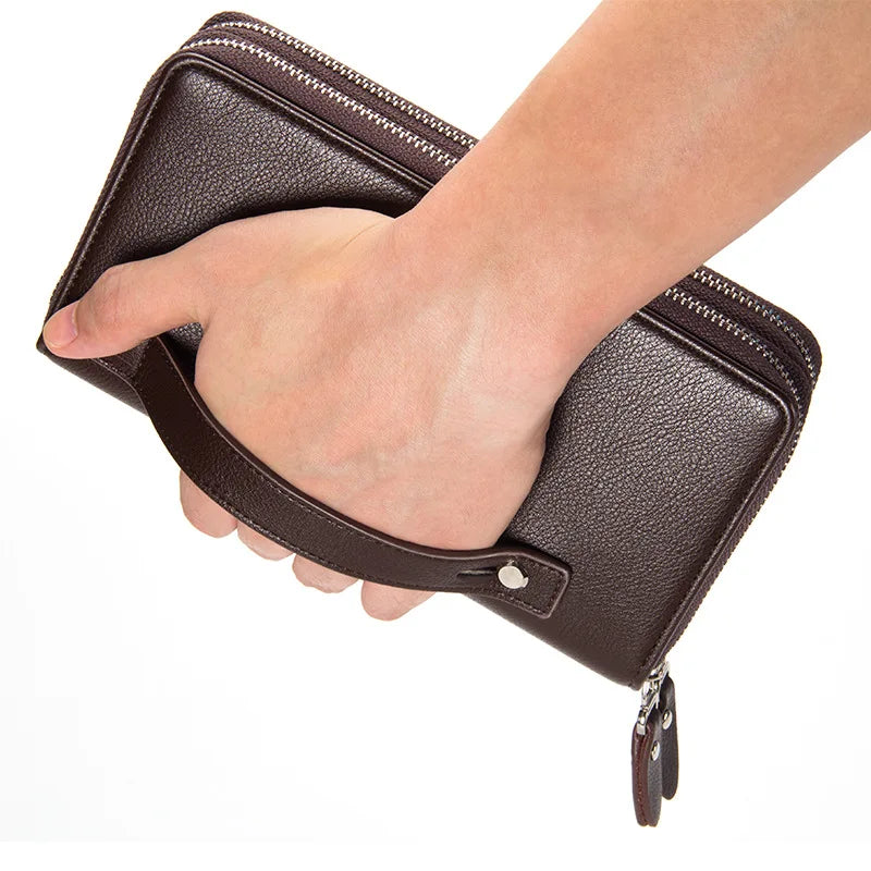 Men's Clutch Bag Large Capacity Wallet Multifunction Purse
