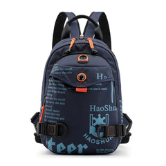 Men Nylon Shoulder Bag Small Daily Backpacks Travel Bag Boys Casual Chest Bags