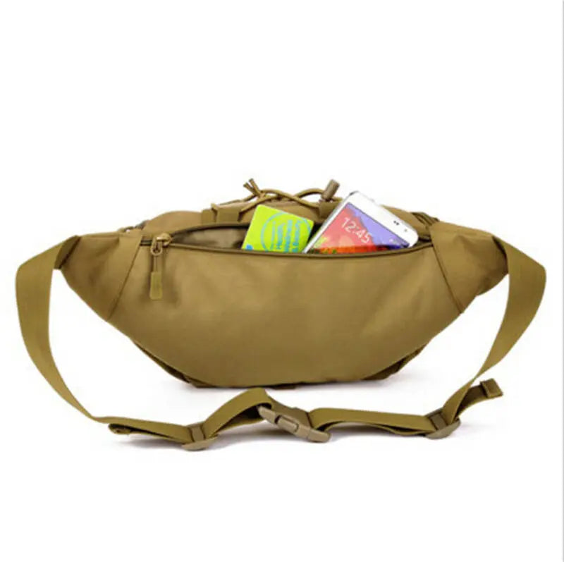 Tactical Military Waist Fanny Pack Travel Climb Hip Bum Belt Chest Bag