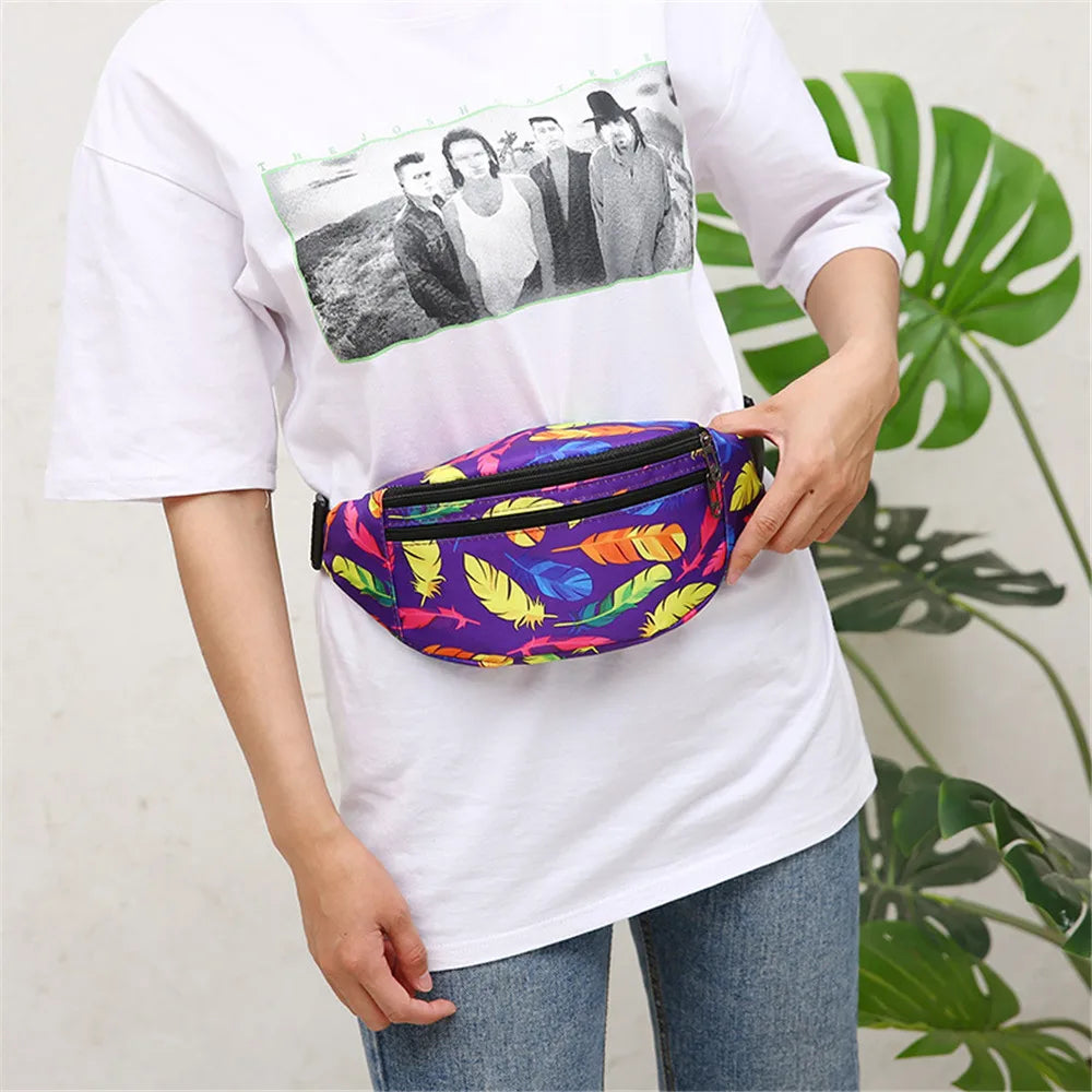Unisex Sport Fanny Pack Crossbody Bag Phone Purse Waist Belt Bag