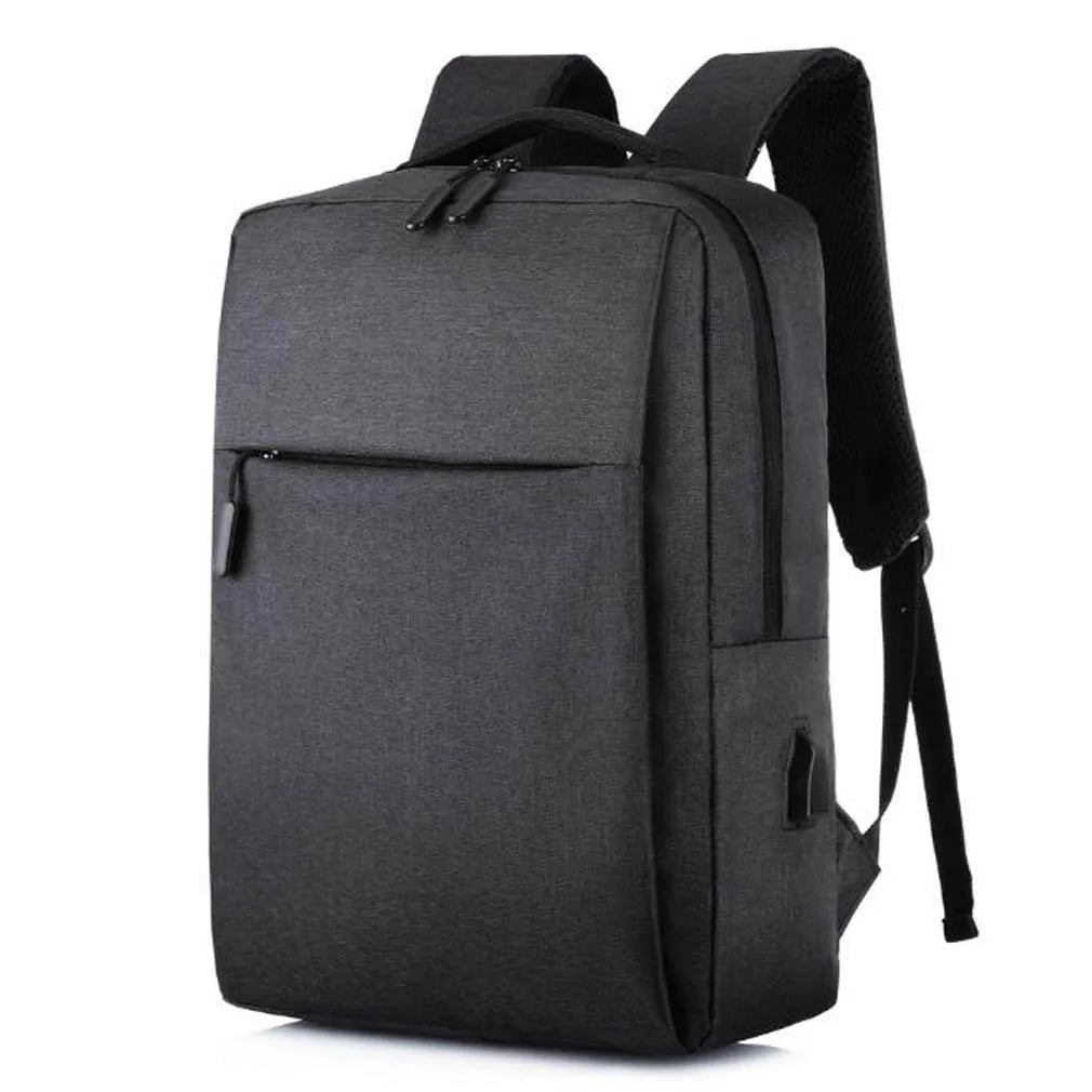 Men's USB Rechargeable Laptop Backpack Anti Theft Business Bag