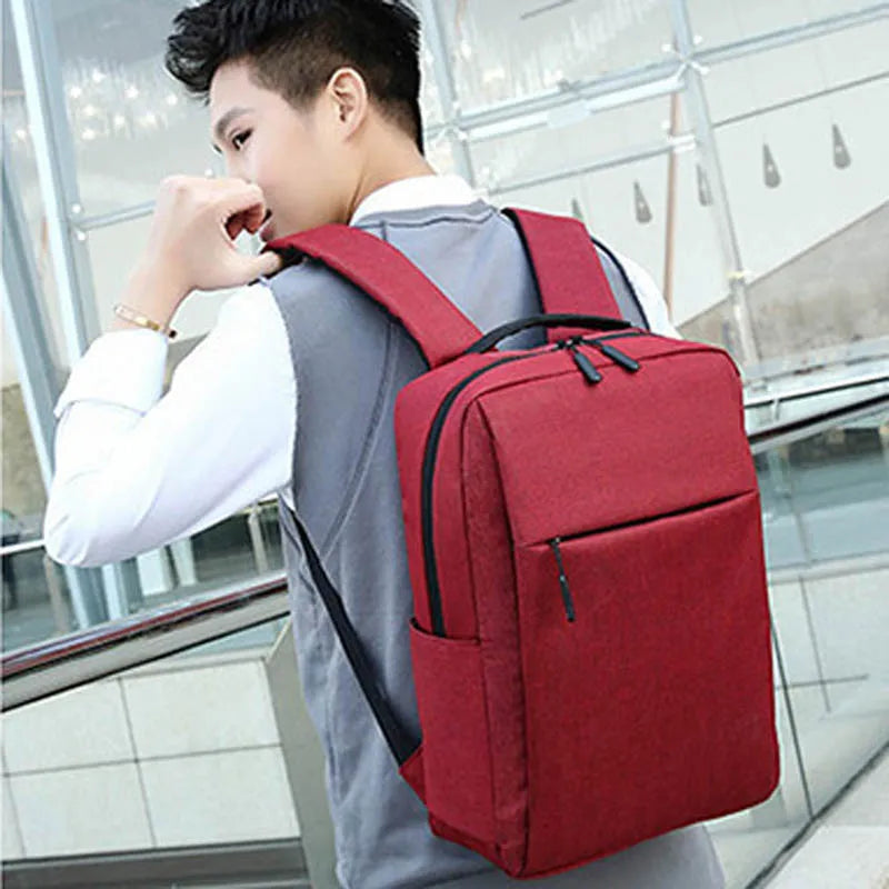 Men's USB Rechargeable Laptop Backpack Anti Theft Business Bag