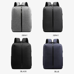 Men's Gray Business Backpack Laptop 13.3 Inch Urban Portable Bag