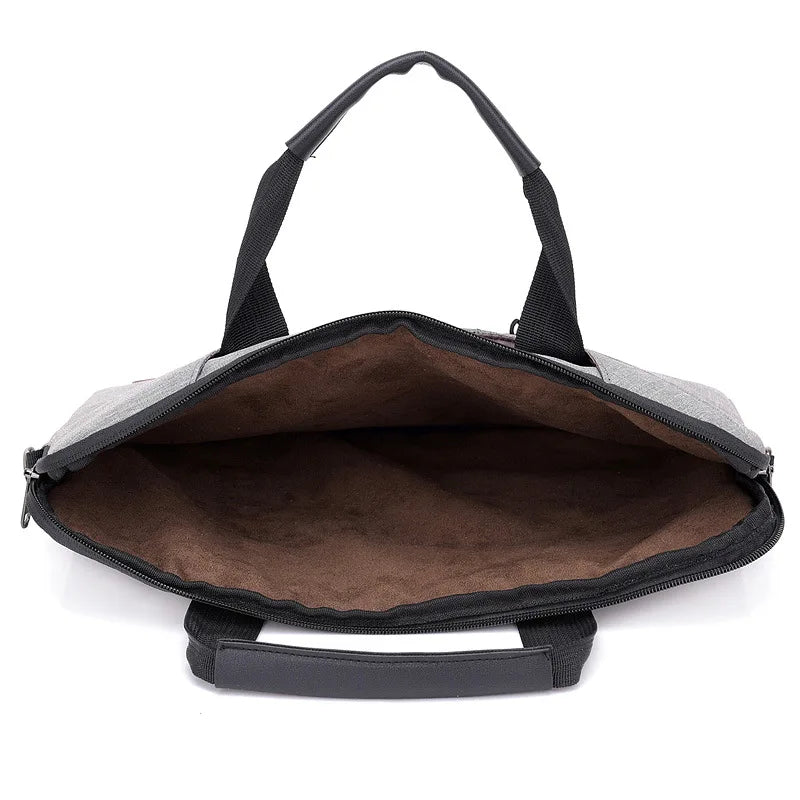 Men's Business Briefcase Cross Body Bag 14 Inch Laptop Bag