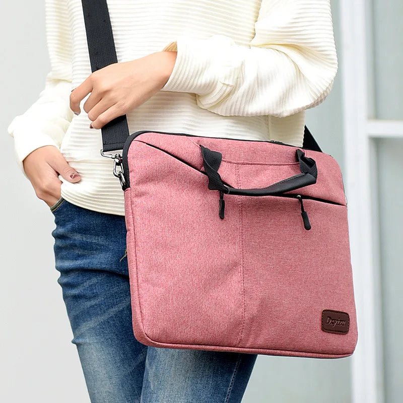 Men's Business Briefcase Cross Body Bag 14 Inch Laptop Bag