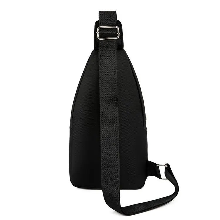 Men's Chest Bag Cross Border Fashionable Zip Male Shoulder Messenger Crossbody B