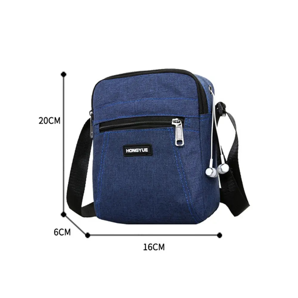 Men's Messenger Bag Crossbody Shoulder Bags Travel Purse Small Sling Pack Work B