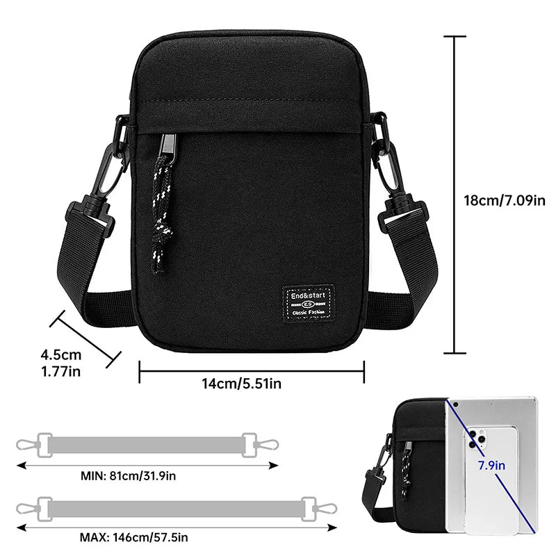 Men's Multi-Function Sports Shoulder Bag Longkeeper