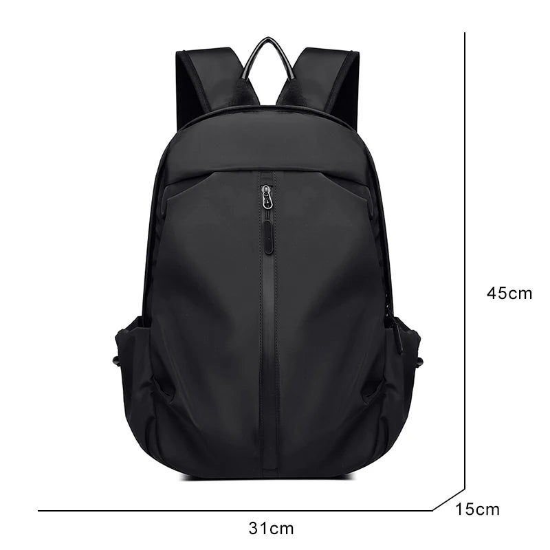 Men's Travel Bag High Backpack Charging Handbag Oxford Cloth Waterproof