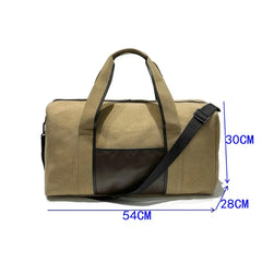 Large Capacity Travel Bag Canvas Portable Fitness Bag