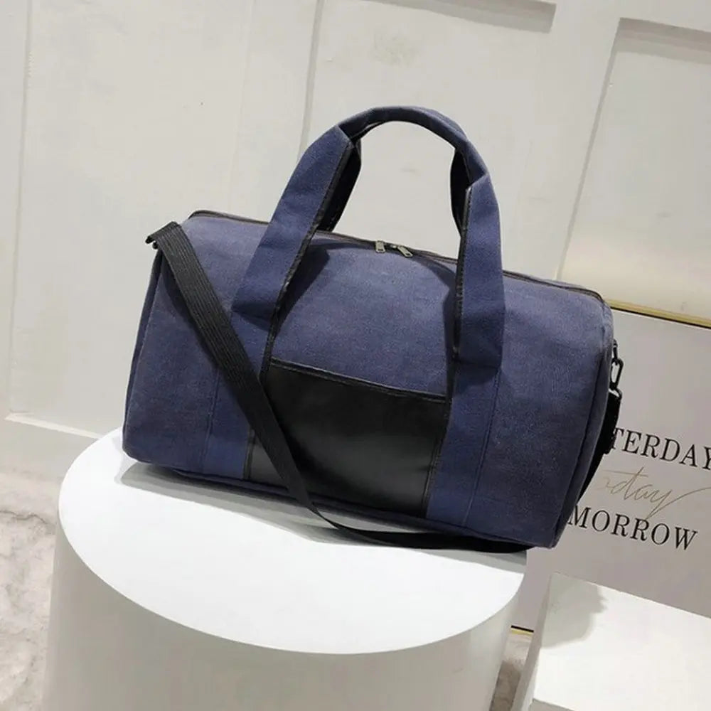 Large Capacity Travel Bag Canvas Portable Fitness Bag
