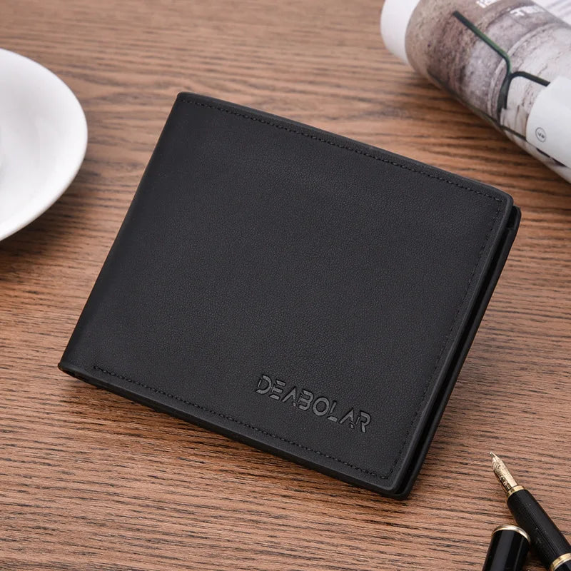 Men's Wallet Soft Leather Cross-section Multi-function Wallet
