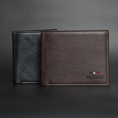 Men's Wallet Soft Leather Multi-function Short Wallet