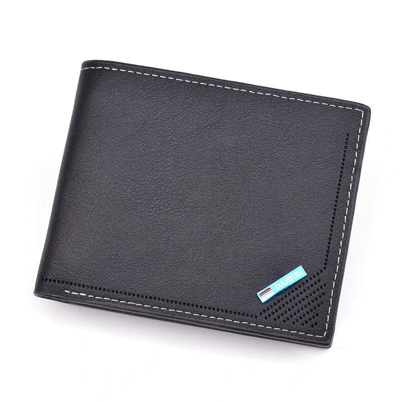 Men's Leather Multi-function Wallet Tide Short Men's Wallet