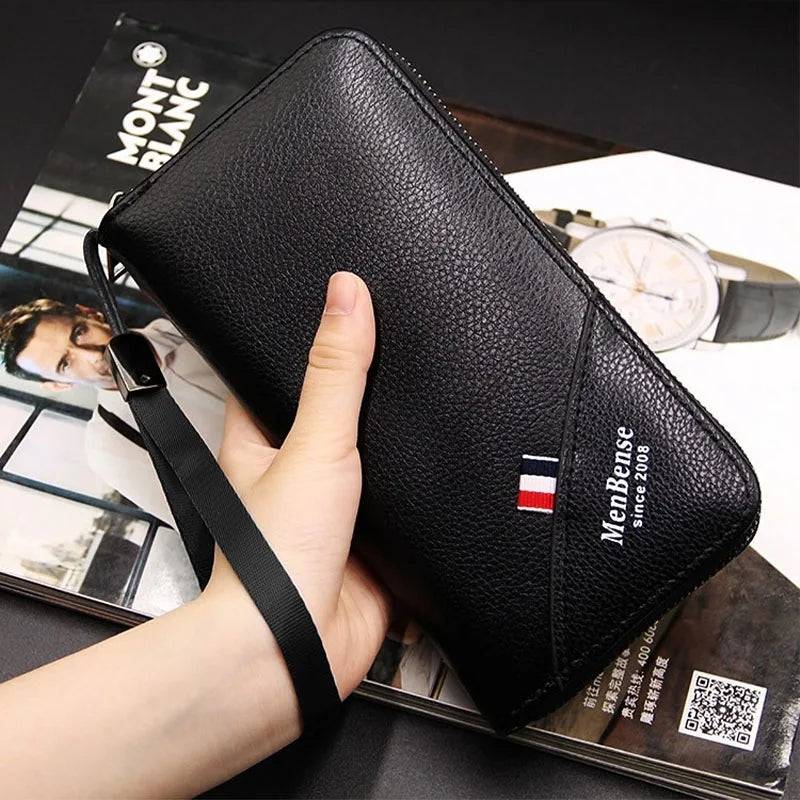 Men's Long Zipper Wallet Business Leisure Multi-card Bag