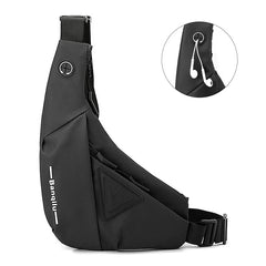 Men's Waterproof Crossbody Backpack for Outdoor Hiking
