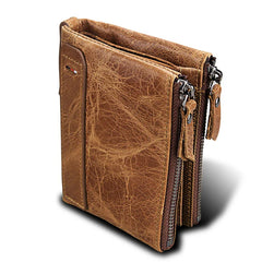 RFID Blocking Leather Men Wallet Purse Identity Protection MRF32