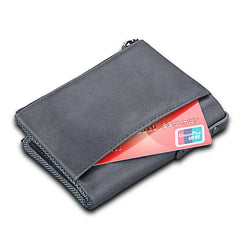 RFID Blocking Leather Men Wallet Purse Identity Protection MRF32