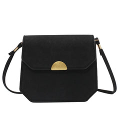 Solid Flap Bag Women PU Leather Crossbody Bags For Women