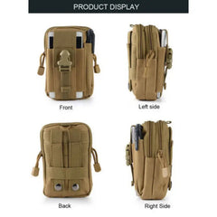 Military Tactical Molle Waist Belt Pack Fanny Phone Pouch