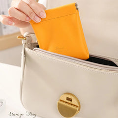 Mini Coin Purse Bag Lipstick Pouch Cable Organizer Sealing Coin Key Bag