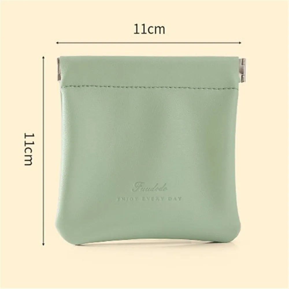 Mini Coin Purse Bag Lipstick Pouch Cable Organizer Sealing Coin Key Bag