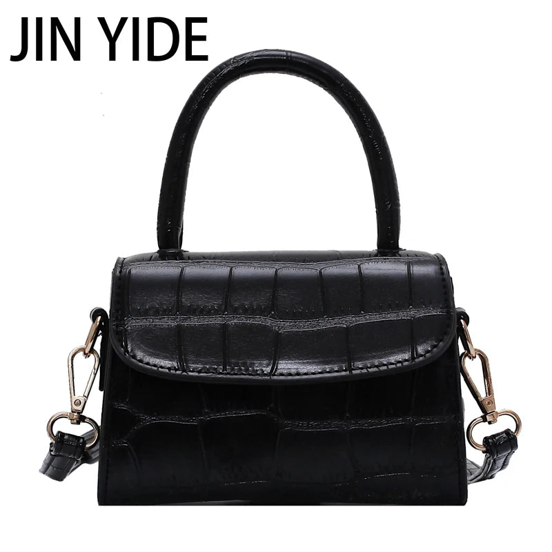 Mini Stone Pattern PU Leather Shoulder Crossbody Bags for Women