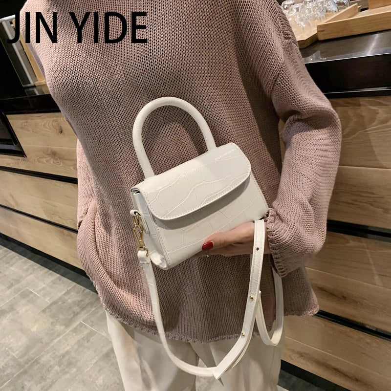 Mini Stone Pattern PU Leather Shoulder Crossbody Bags for Women