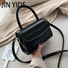 Mini Stone Pattern PU Leather Shoulder Crossbody Bags for Women