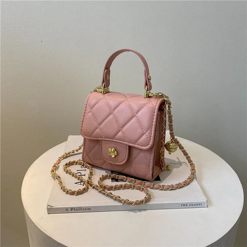 Mini Tote Bag Pattern Crossbody Messenger Shoulder Handbag B487
