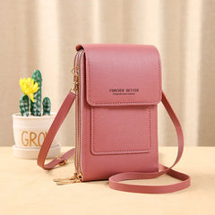 Women Touch Screen Mobile Bag Wallet Outdoor Shoulder Messenger Bag